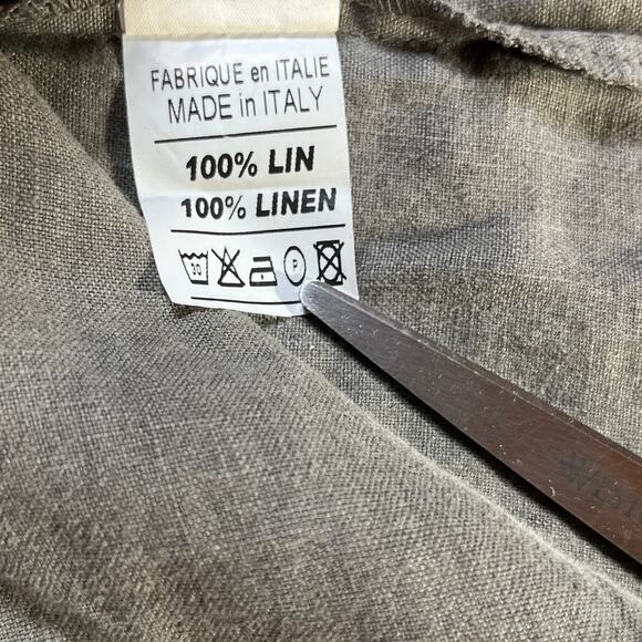 La Fée Maraboutée Roanne Dress Womens S Gray Floral Linen Sleeveless Vacation - Picture 8 of 11